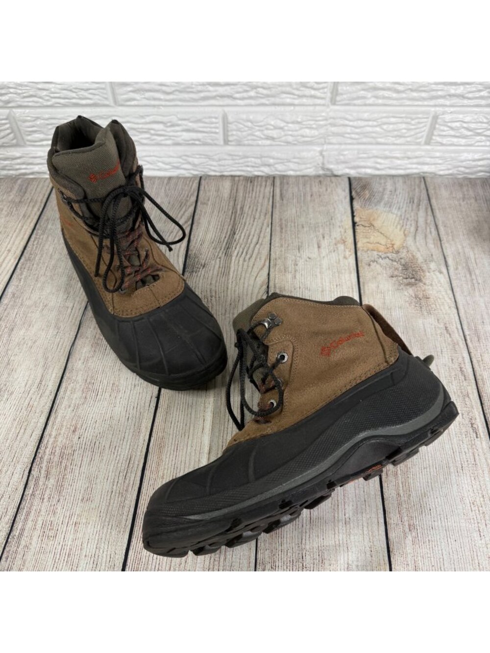 Columbia Falmouth Mens Waterproof Winter Boots Duck Boot Lower Size 10
